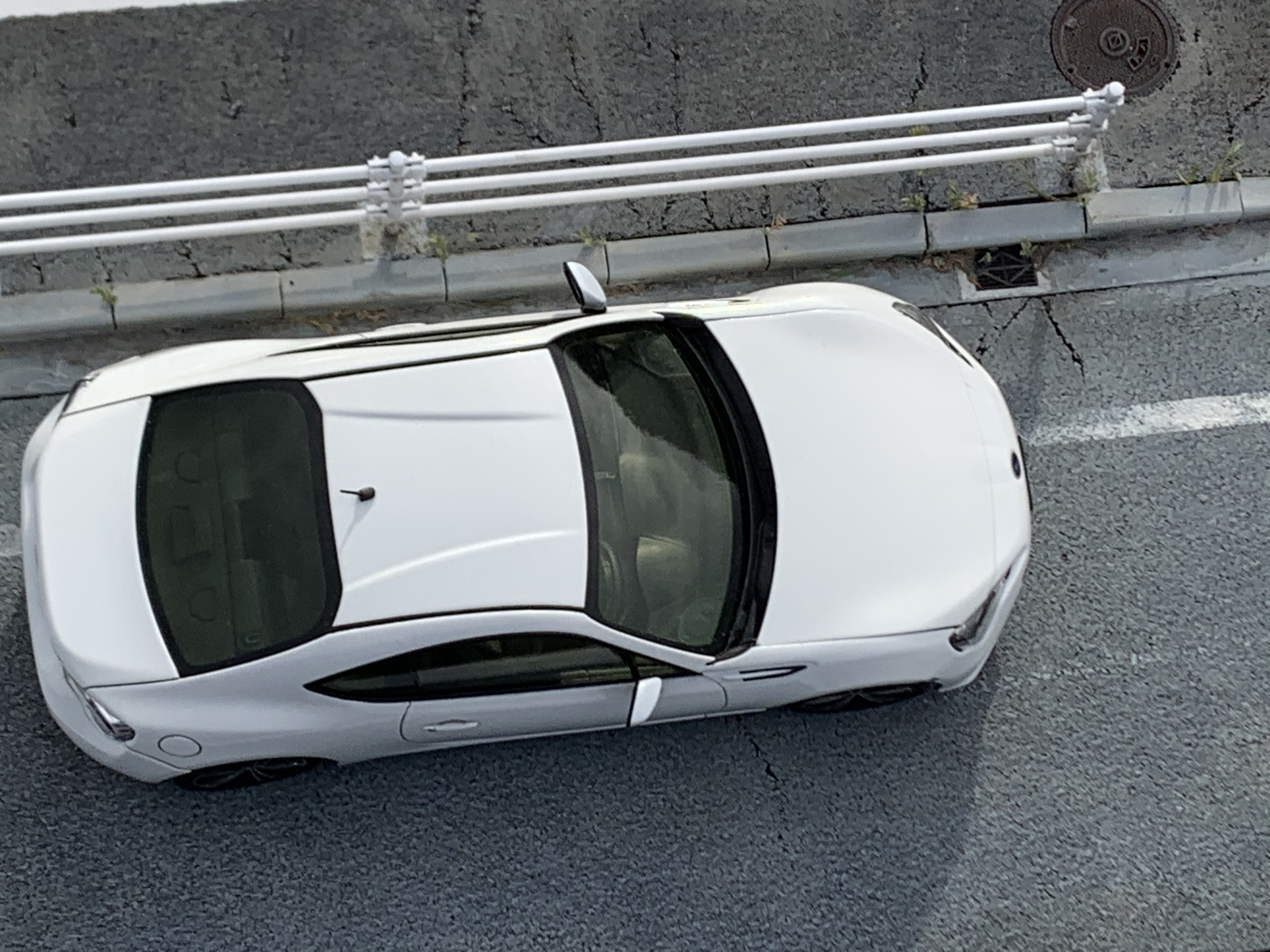 歩道と道路をお手軽に再現