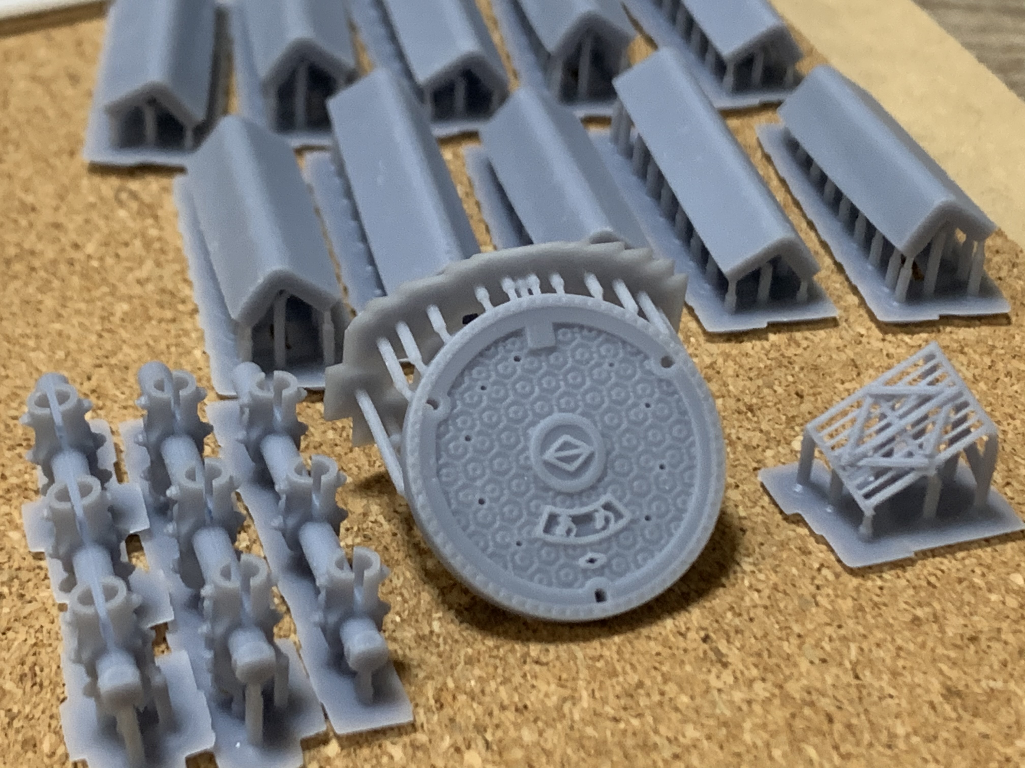 歩道と道路をお手軽に再現